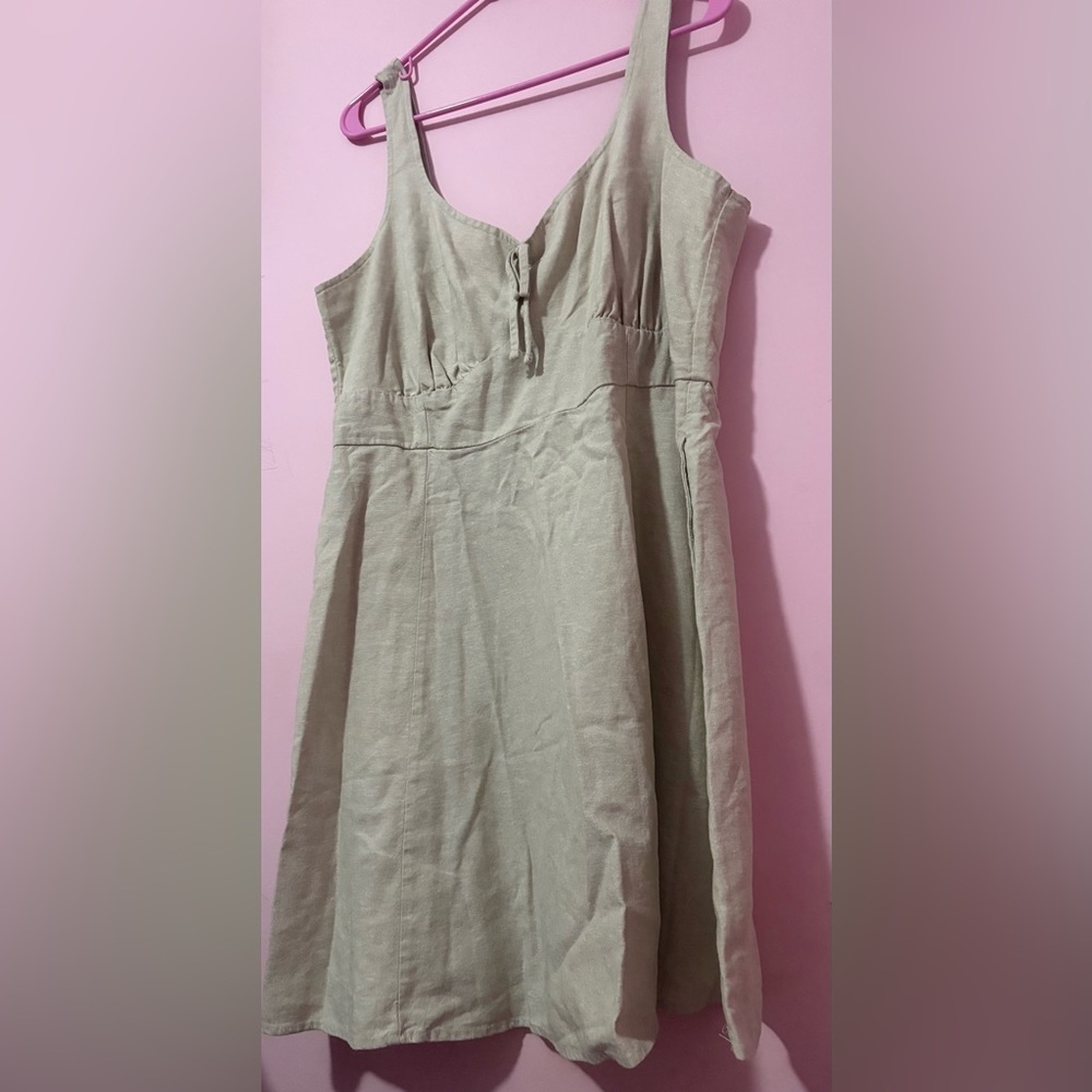 ⭐️Old navy cream Sleeveless A-Line Dress XLT
